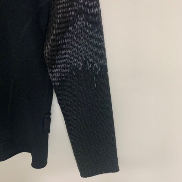 Emporio Armani Beaded Wool Blend Blazer Jacket Black 44 - Picture 4 of 16